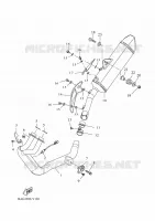 ECHAPPEMENT pour Yamaha TENERE 700 WORLD RALLY de 2023