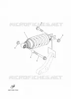 AMORTISSEUR ARRIERE pour Yamaha MT-07 de 2023
