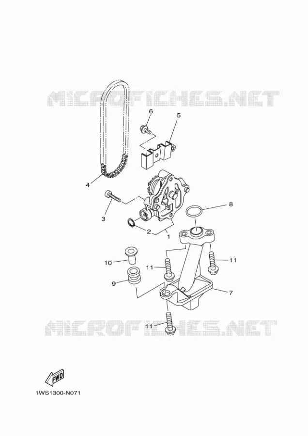 POMPE A HUILE Yamaha MOTO 700 2023 MT  MTN690