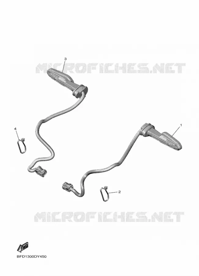 CLIGNOTANT Yamaha MOTO 900 2023 NIKEN  MXT890D