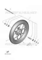 ROUE AVANT pour Yamaha XSR 125 de 2023
