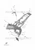 CADRE pour Yamaha XSR 125 de 2023