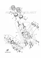 VILEBREQUIN / PISTON pour Yamaha MT-07 A2 35KW de 2023