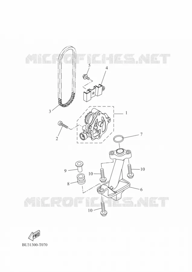 POMPE A HUILE Yamaha MOTO 700 2023 XSR  MTM690D-U