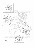 CARENAGES 2 pour Yamaha XTZ 690 de 2023