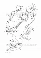 COUVERCLE LATERAL pour Yamaha YZF-R125 de 2023