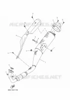 ECHAPPEMENT pour Yamaha YZF-R125 de 2023
