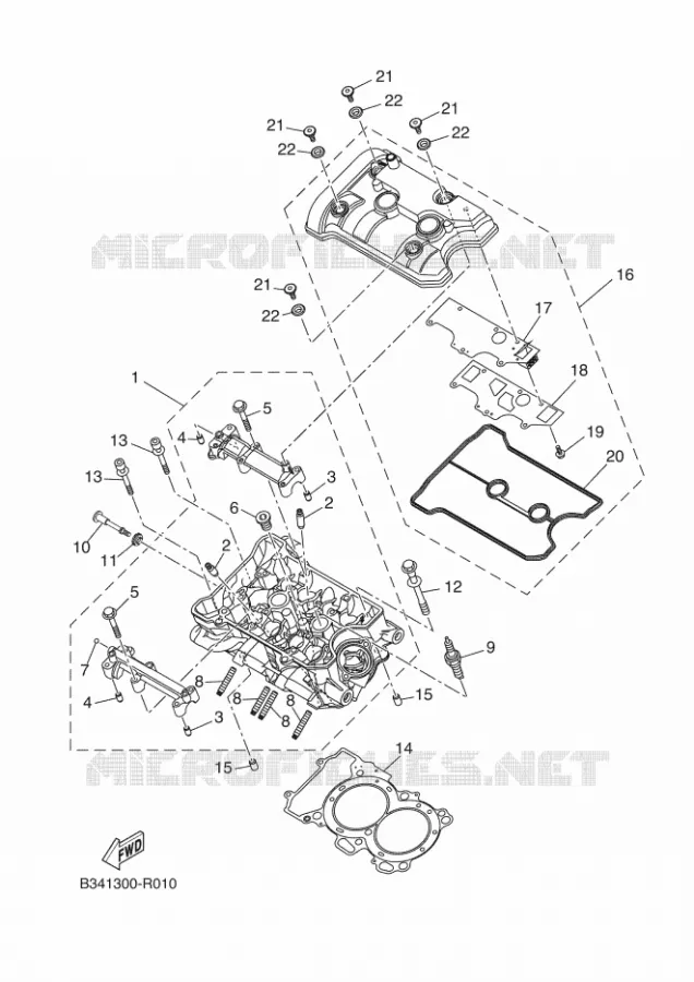 CULASSE Yamaha MOTO 700 2023 TENERE  XTZ690