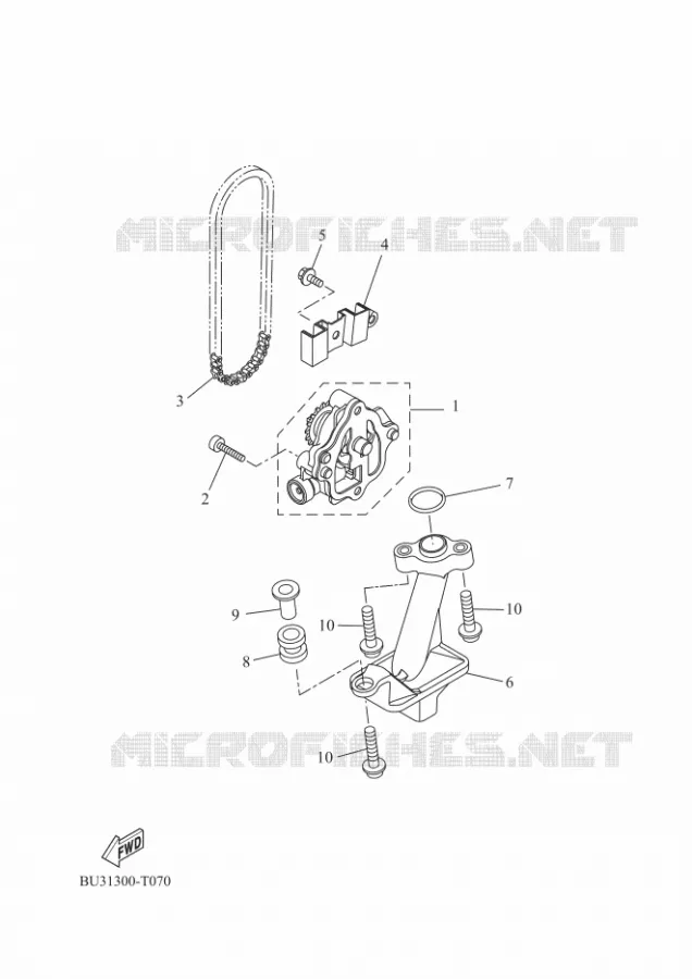 POMPE A HUILE Yamaha MOTO 700 2023 TENERE  XTZ690