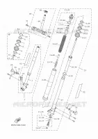 FOURCHE pour Yamaha TENERE 700 EXTREME de 2023