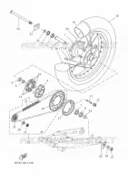 ROUE ARRIERE pour Yamaha TENERE 700 EXPLORE de 2023