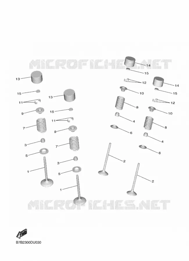 SOUPAPE Yamaha MOTO 250 2023 YZF  YZ250F