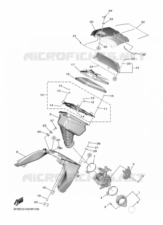 ADMISSION Yamaha MOTO 250 2023 YZF  YZ250F