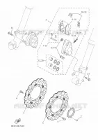ETRIER DE FREIN AVANT pour Yamaha TENERE 700 A2 35KW de 2023