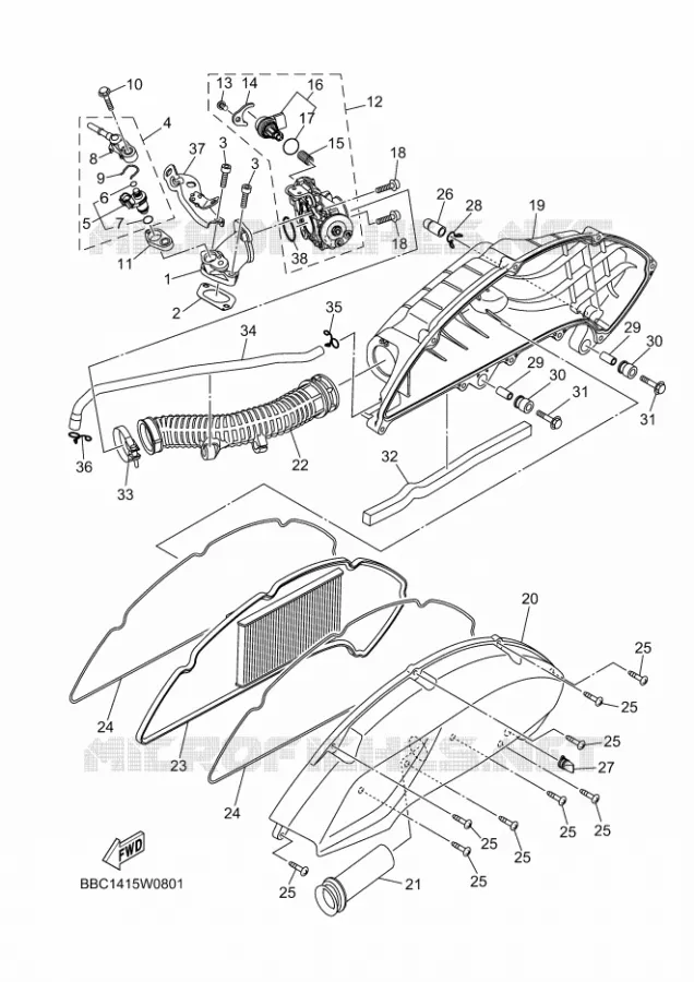 ADMISSION Yamaha SCOOTER 150 2023 NMAX  GPD155-A