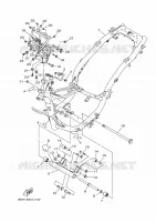 CADRE pour Yamaha NMAX 150 de 2023