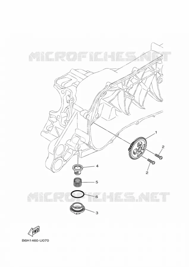 POMPE A HUILE Yamaha SCOOTER 155 2023 TRICITY  MWS155-A
