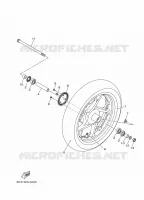 ROUE AVANT pour Yamaha XMAX 125 de 2023