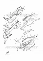 SUPPORT / REPOSE PIEDS 2 pour Yamaha XMAX 300 TECH MAX de 2023