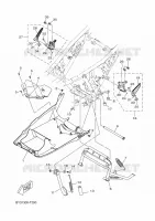 SUPPORT / REPOSE PIEDS pour Yamaha XMAX 300 TECH MAX de 2023