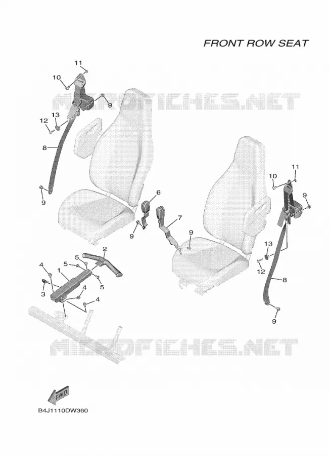 SELLE 2 Yamaha SIDE BY SIDE 1000 2023 WOLVERINE  YXF1000EW / YX10FRPAP