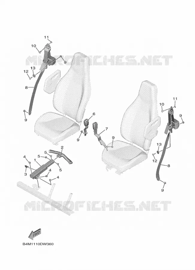 SELLE 2 Yamaha SIDE BY SIDE 1000 2023 WOLVERINE  YXE1000EW / YX10ERPAP