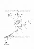 BARILLET DE SELECTION / FOURCHETTE pour Yamaha YXZ 1000R de 2023