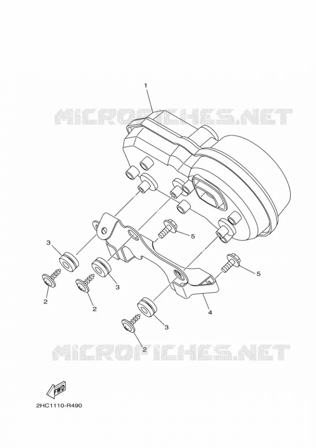 COMPTEUR  Yamaha SIDE BY SIDE 1000 2023 YXZ  YXZ1000ET