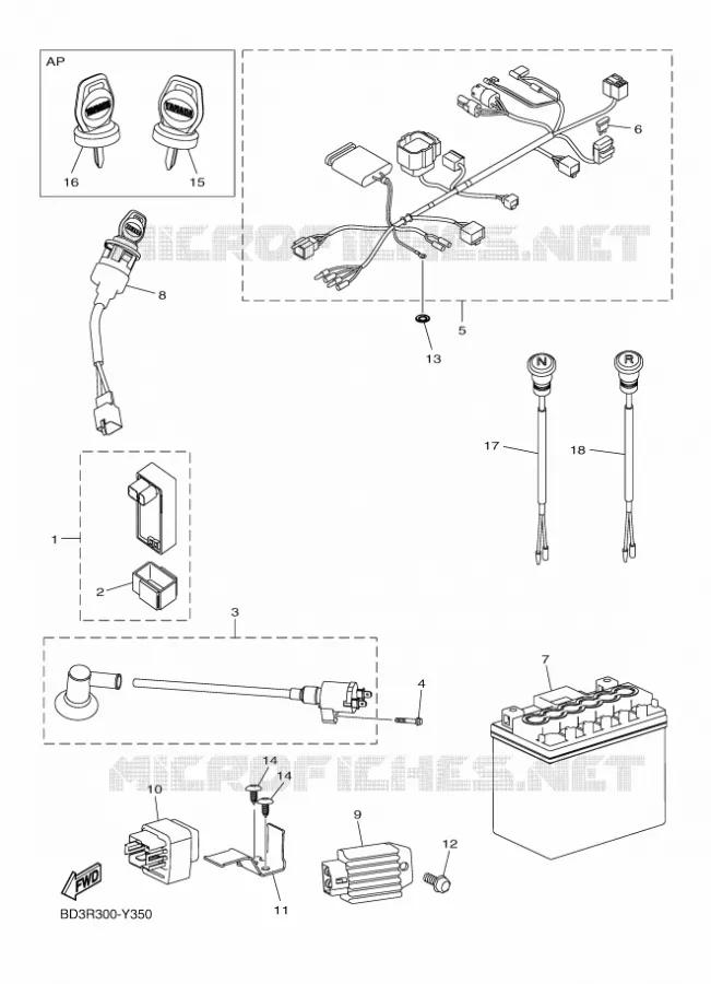 ELECTRIQUE 1 Yamaha QUAD 90 2023 RAPTOR  YFM90R
