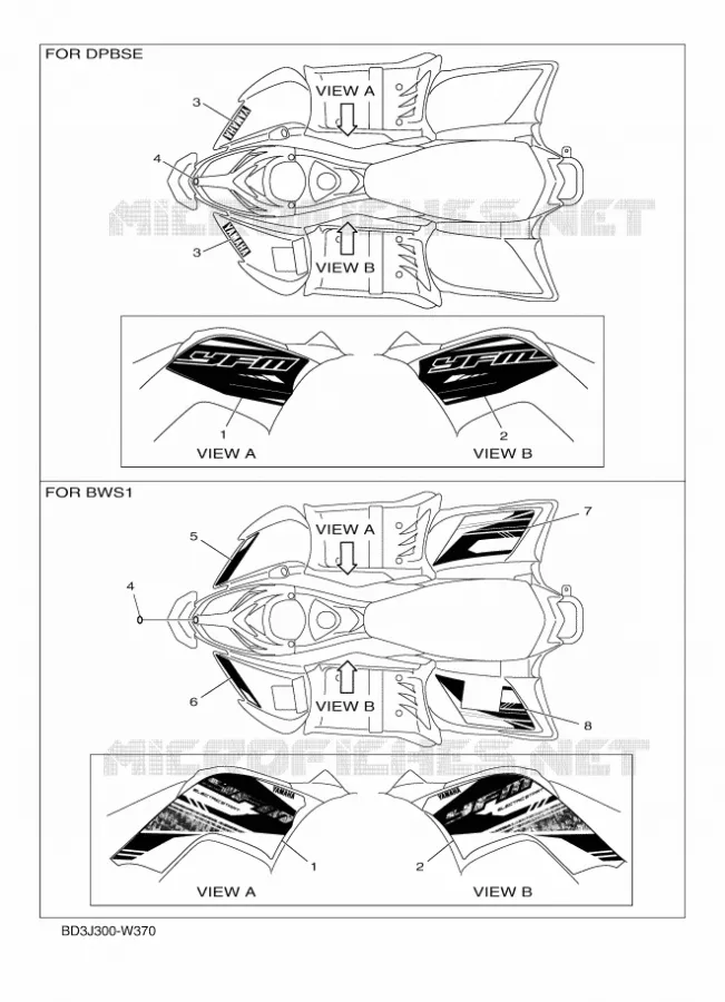 EMBLEME Yamaha QUAD 90 2023 RAPTOR  YFM90R