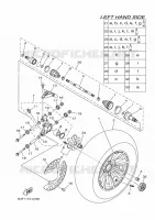ROUE ARRIERE pour Yamaha GRIZZLY 700 EPS de 2023