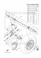 ROUE ARRIERE pour Yamaha GRIZZLY 700 EPS de 2023