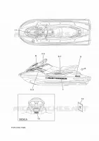 EMBLEME pour Yamaha EX DELUXE de 2023