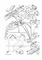 HULL & DECK pour Yamaha EX DELUXE de 2023