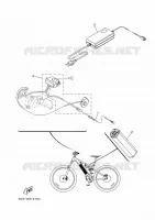 ELECTRIQUE 1 pour Yamaha MORO-07 Large de 2022