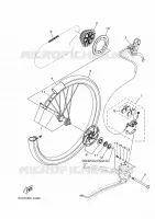 ROUE ARRIERE pour Yamaha MORO-07 Small de 2022