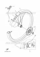 ROUE AVANT pour Yamaha MORO-07 Small de 2022