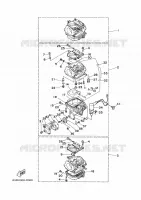 CARBURATEUR pour Yamaha 40VMHOS de 2020