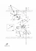 COMMANDE D'ACCELERATEUR pour Yamaha 40VMHOS de 2020