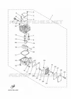CARBURATEUR pour Yamaha 9.9FMHS de 2020