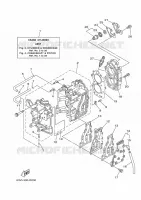 CYLINDRE / CARTER MOTEUR pour Yamaha 9.9FMHS de 2020