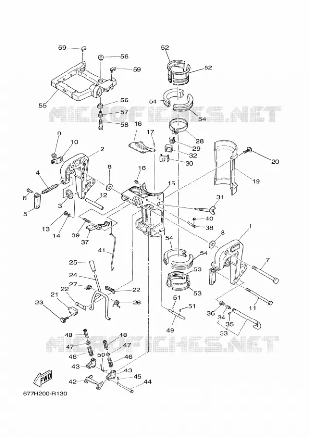 SUPPORT Yamaha OUTBOARD ENGINES 8hp (5.9kW) 2020 E8  E8DMH