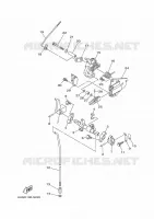 COMMANDE D'ACCELERATEUR 1 pour Yamaha F20BMHS de 2020