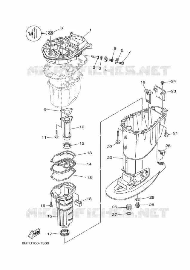 FOURREAU - FUT Yamaha OUTBOARD ENGINES 40hp (29.4kW) 2020 F40  F40FET