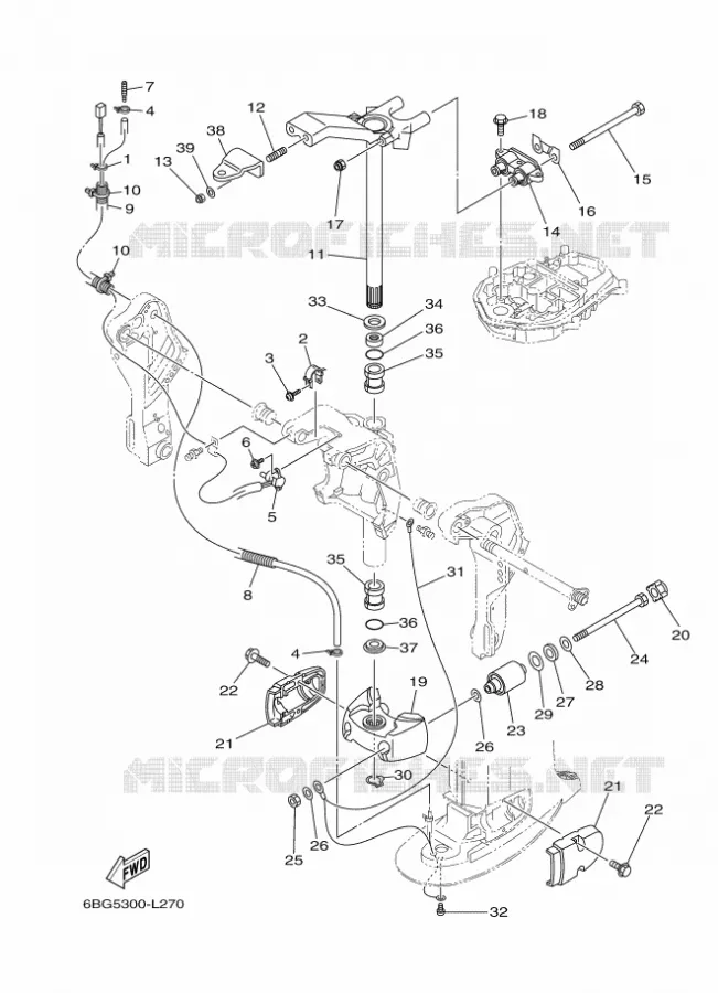 SUPPORT 3 Yamaha OUTBOARD ENGINES 40hp (29.4kW) 2020 F40  F40FET