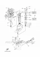 KIT DE REPARATION 2 pour Yamaha FT60GETL de 2020