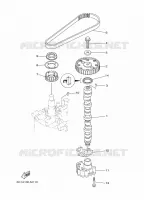 POMPE A HUILE pour Yamaha FT60GETL de 2020