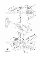 SUPPORT 2 pour Yamaha FT60GETL de 2020