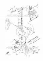 SUPPORT 2 pour Yamaha FT60GETX de 2020