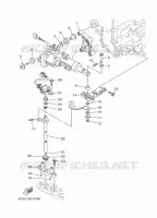 COMMANDE D'ACCELERATEUR pour Yamaha F250DETU de 2020